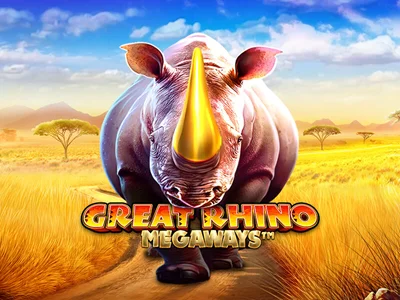 Great Rhino Megaways játékborító